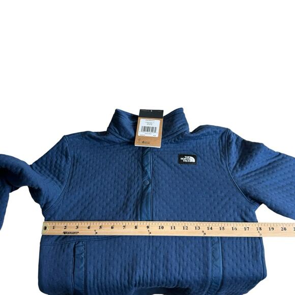 The North Face Edgewater Quilted 1/4 Snap Pullover Sweater‎  Girls XL New - Picture 5 of 10